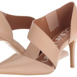 Calvin Klein nude heels